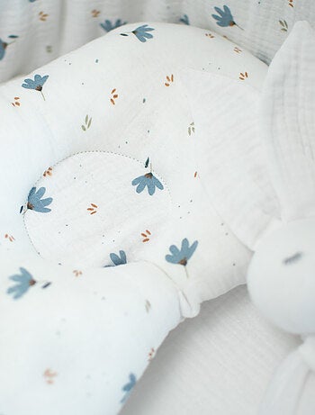 Cuscino poggiatesta per neonato in mussola di cotone | sevira kids | sevira kids