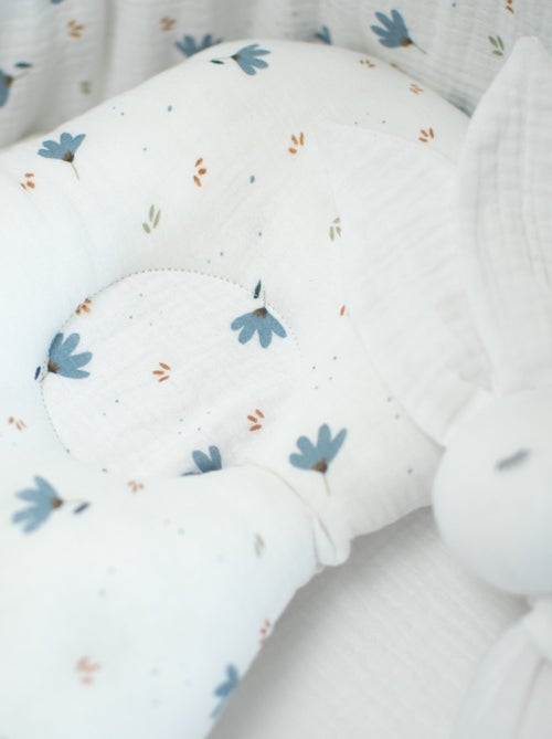 Cuscino poggiatesta per neonato in mussola di cotone | sevira kids | sevira kids - Kiabi Cuscino poggiatesta per neonato in mussola di cotone | sevira kids | sevira kids - Kiabi