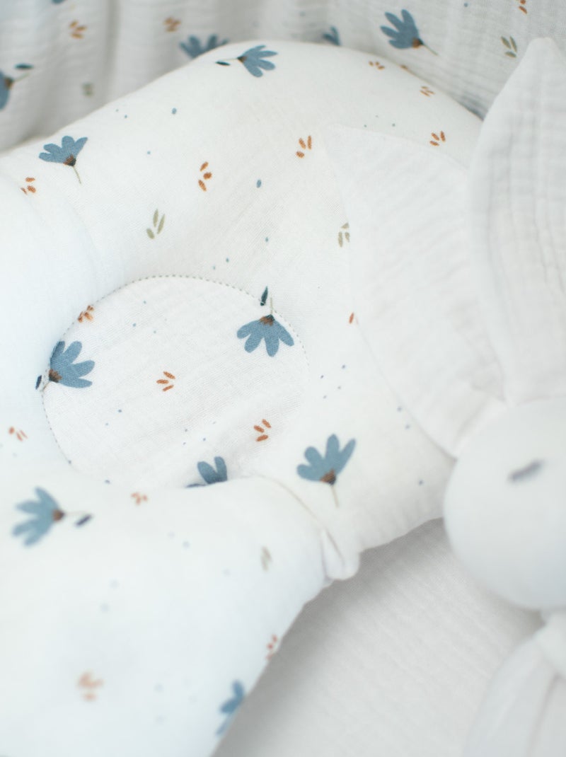 Cuscino poggiatesta per neonato in mussola di cotone | sevira kids | sevira kids Bianco - Kiabi