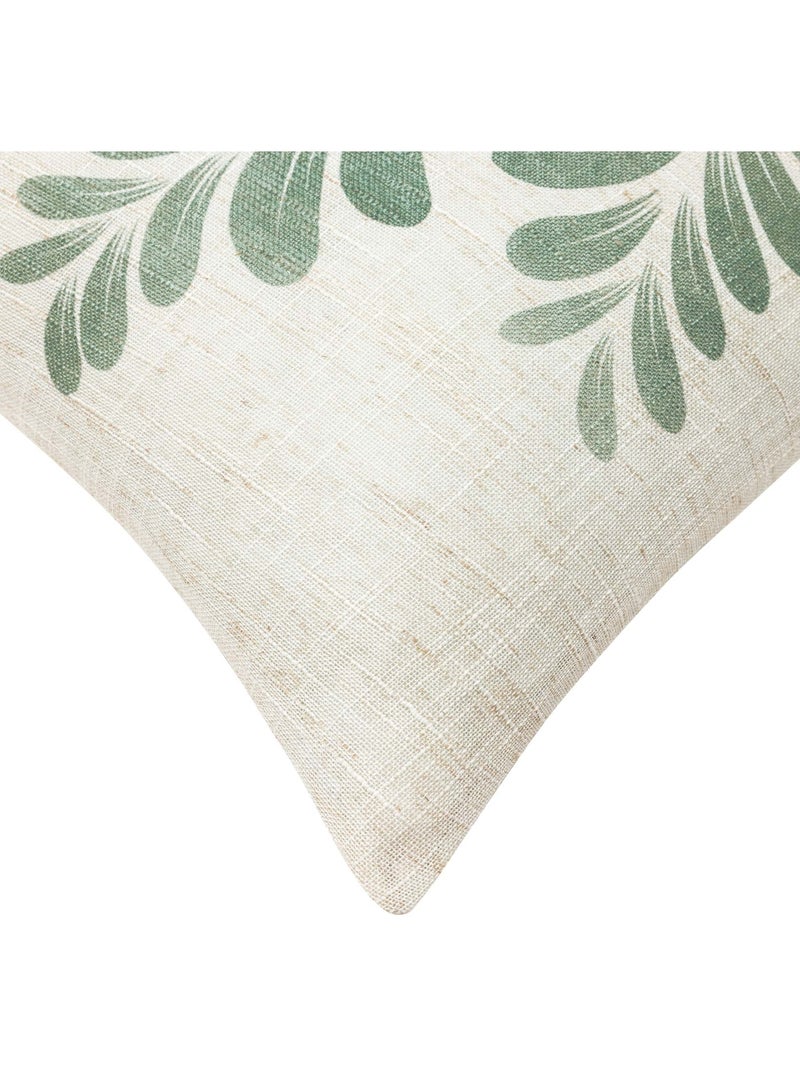 Cuscino Polyline con stampa di foglie Verde - Kiabi