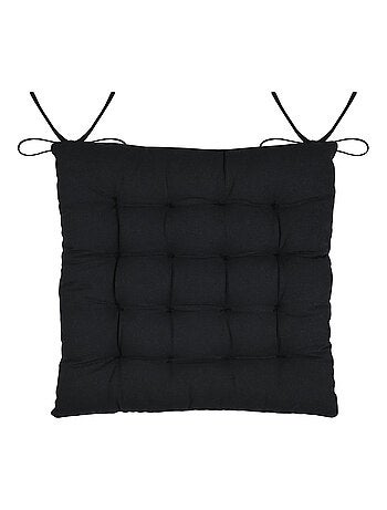 Cuscino quadrato per sedia con motivo di fogliame tropicale in cotone