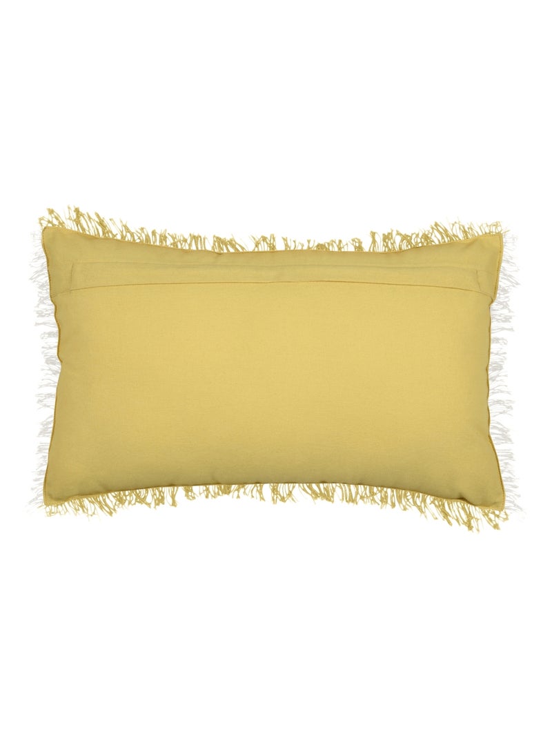 Cuscino rettangolare Happiness Giallo - Kiabi