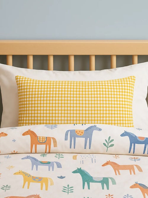 Cuscino rettangolare in cotone biologico - Kiabi