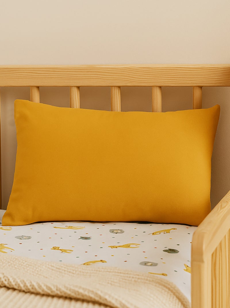 Cuscino rettangolare in cotone biologico Beige - Kiabi