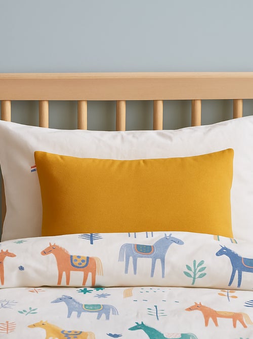 Cuscino rettangolare in cotone biologico - Kiabi