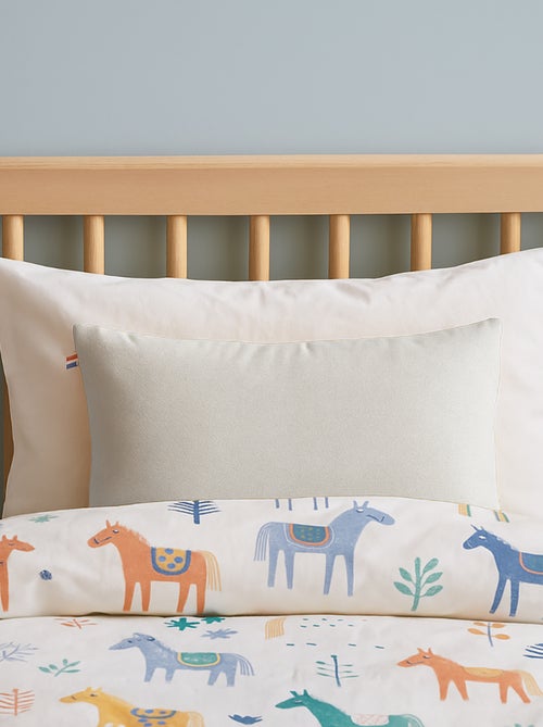 Cuscino rettangolare in cotone biologico - Kiabi