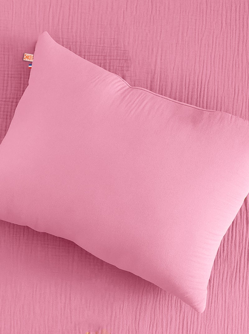 Cuscino rettangolare in cotone biologico Rosa - Kiabi