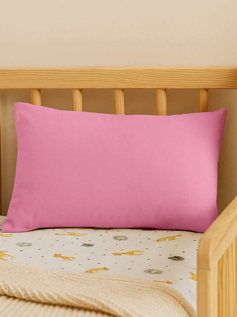 Cuscino rettangolare in cotone biologico Rosa - Kiabi