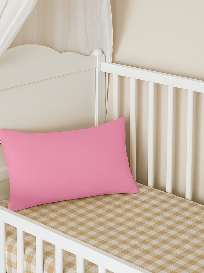 Cuscino rettangolare in cotone biologico Rosa - Kiabi