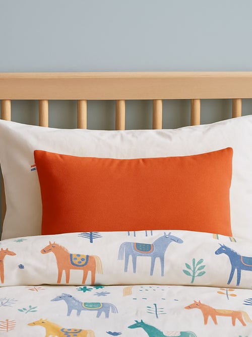 Cuscino rettangolare in cotone biologico - Kiabi