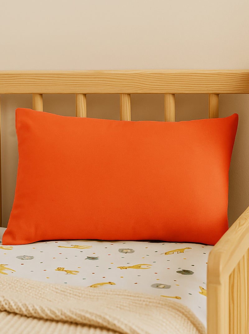 Cuscino rettangolare in cotone biologico Rosso - Kiabi