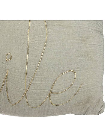 Cuscino lili rosa antico 50x30cm