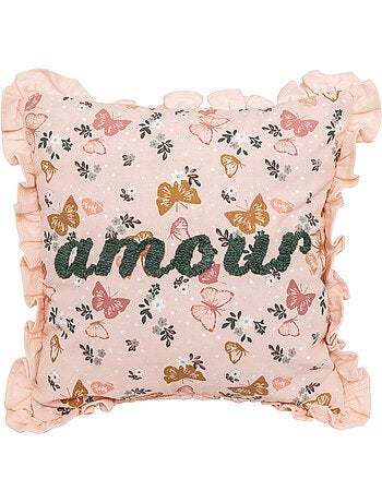 Cuscino ricamato alina 40x40cm