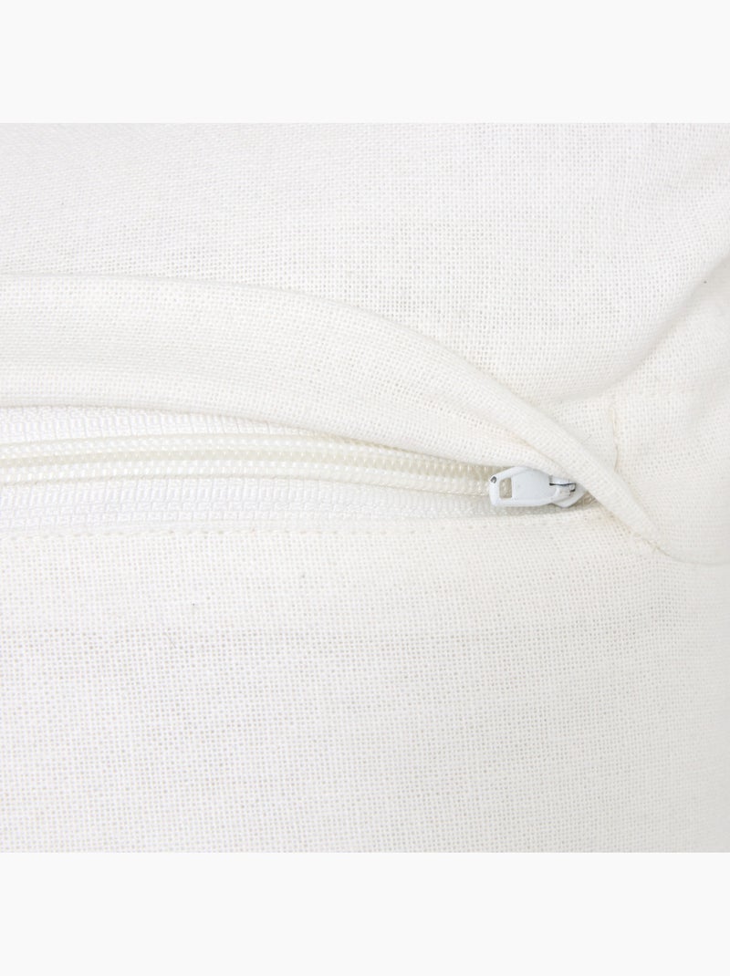 Cuscino ricamato oceania 45x45cm bianco Bianco - Kiabi