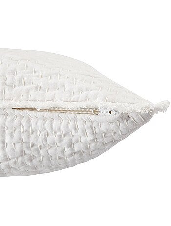 Cuscino ricamato wild bianco 45x45cm