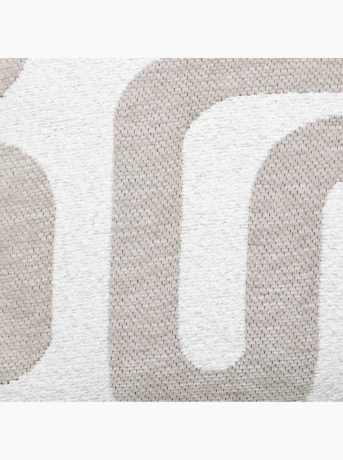 Cuscino safina in lino jacquard beige 40x40 cm - Kiabi Cuscino safina in lino jacquard beige 40x40 cm - Kiabi