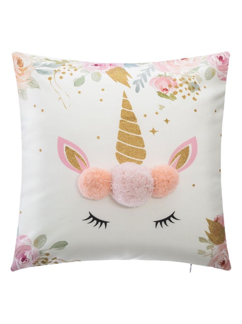 Cuscino Unicorno con nappe - Kiabi
