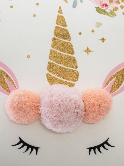 Cuscino Unicorno con nappe - Kiabi