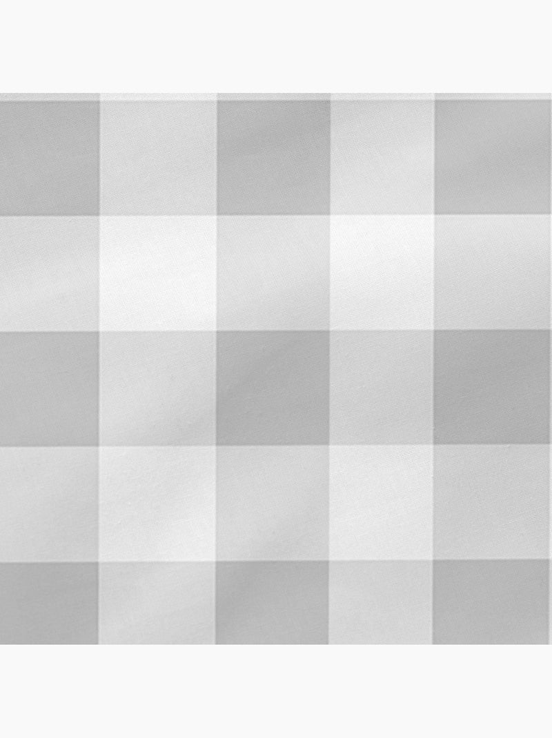 Cuscino Vichy "Happyfriday" Grigio - Kiabi