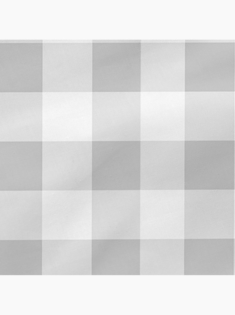 Cuscino Vichy "Happyfriday" Grigio - Kiabi
