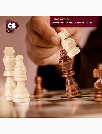Custodia in legno per giochi da tavolo di scacchi cb games