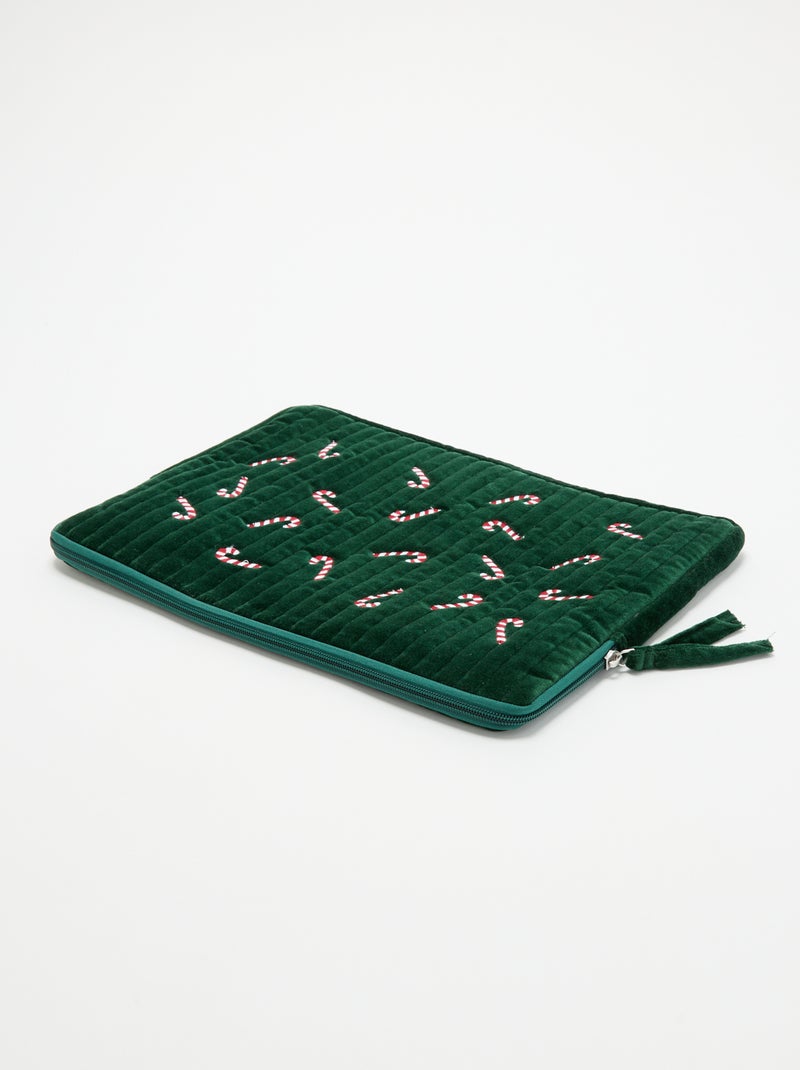 Custodia per computer (36x25 cm) - Kiabi Home Verde - Kiabi