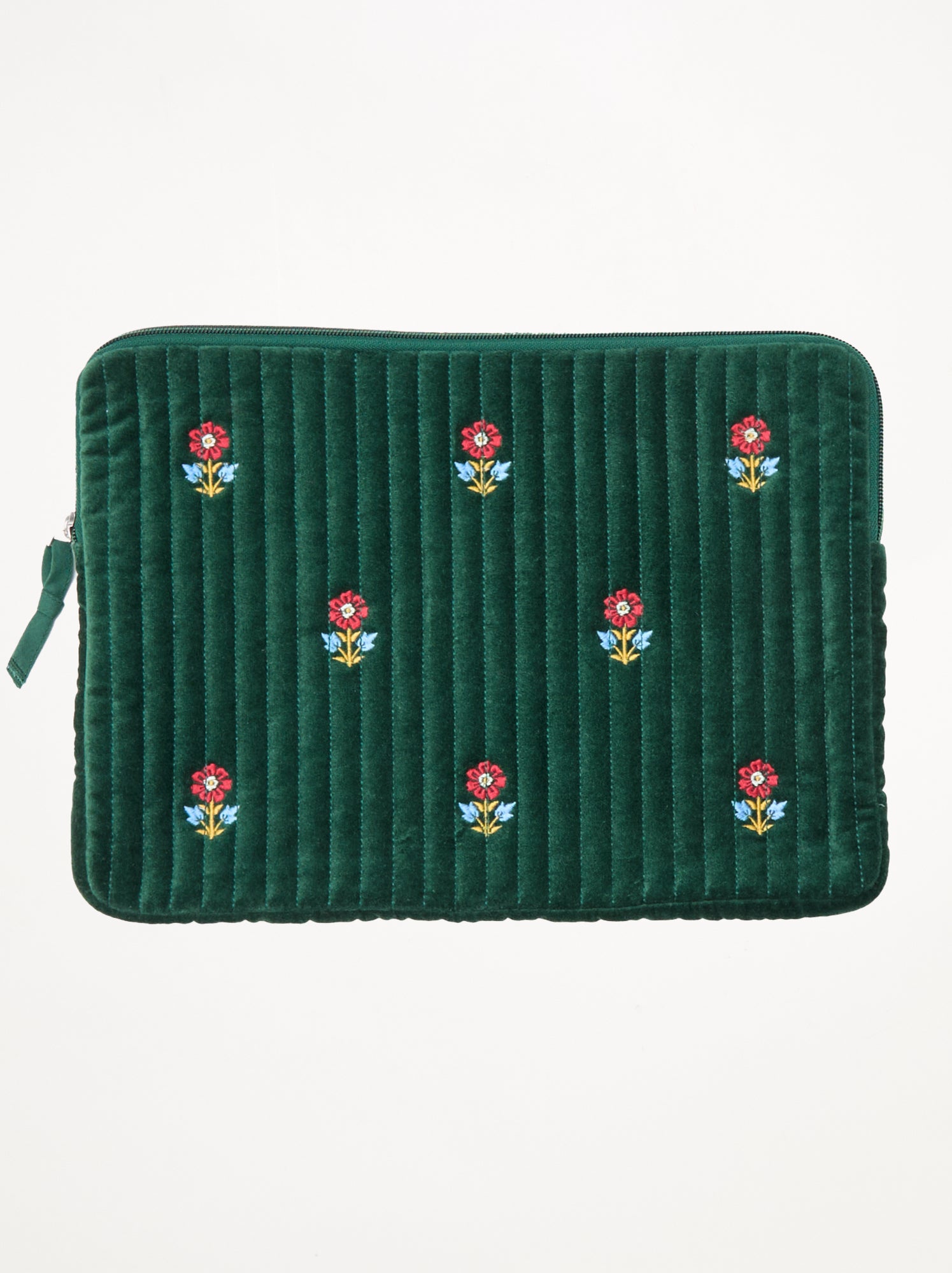 Custodia per computer 'Kiabi x Painvin' in velluto di cotone