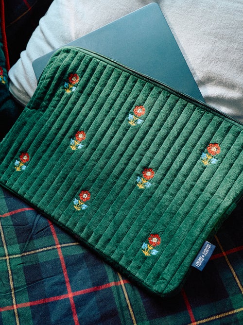 Custodia per computer 'Kiabi x Painvin' in velluto di cotone - Kiabi