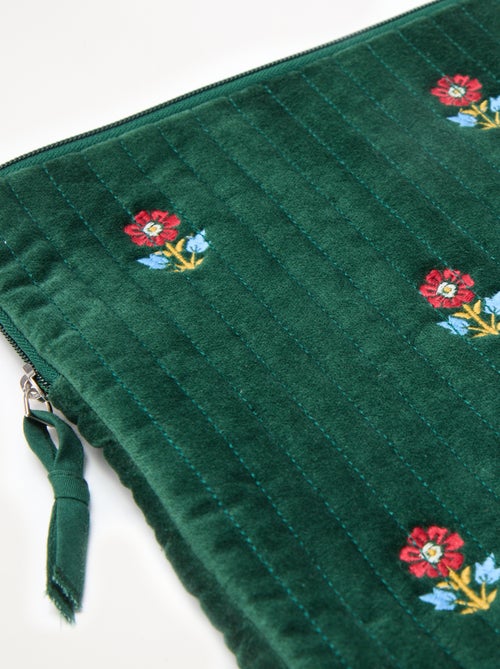 Custodia per computer 'Kiabi x Painvin' in velluto di cotone - Kiabi