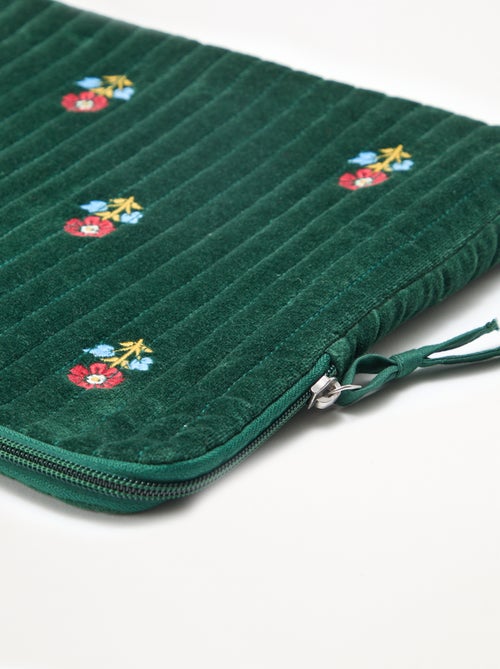 Custodia per computer 'Kiabi x Painvin' in velluto di cotone - Kiabi