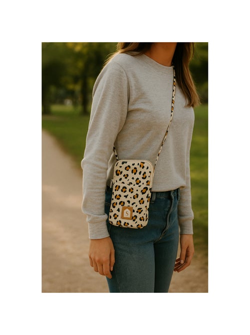 Custodia per telefono in garza di cotone trapuntata con stampa - SAUTHON - Kiabi