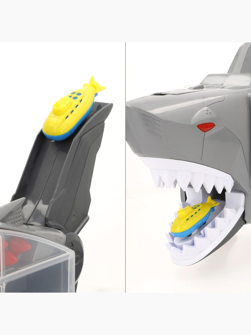 Custodia porta-auto con rampa e lanciatore roboshark teamsterz N/D - Kiabi