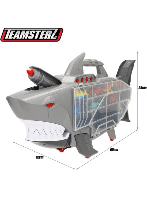 Custodia porta-auto con rampa e lanciatore roboshark teamsterz - Kiabi Custodia porta-auto con rampa e lanciatore roboshark teamsterz - Kiabi