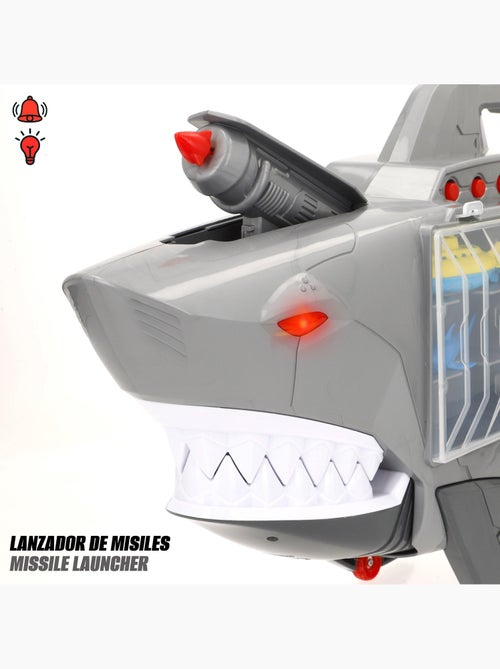 Custodia porta-auto con rampa e lanciatore roboshark teamsterz - Kiabi Custodia porta-auto con rampa e lanciatore roboshark teamsterz - Kiabi