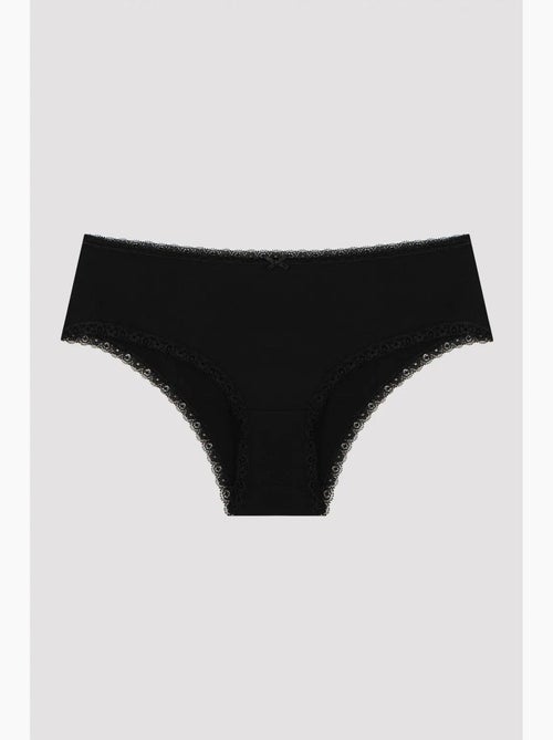 Daily lace cotton confezione da 3 hipster penti - Kiabi Daily lace cotton confezione da 3 hipster penti - Kiabi