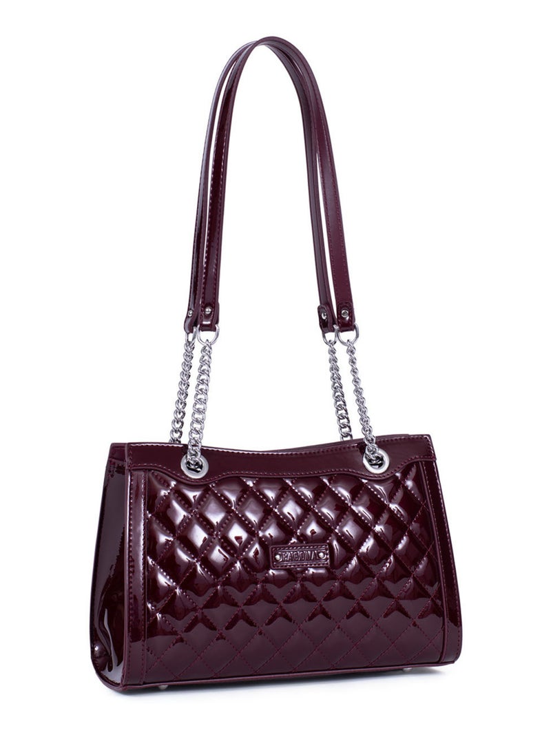 DAISY - Borsa a spalla con 2 manici Rosso carminio - Kiabi
