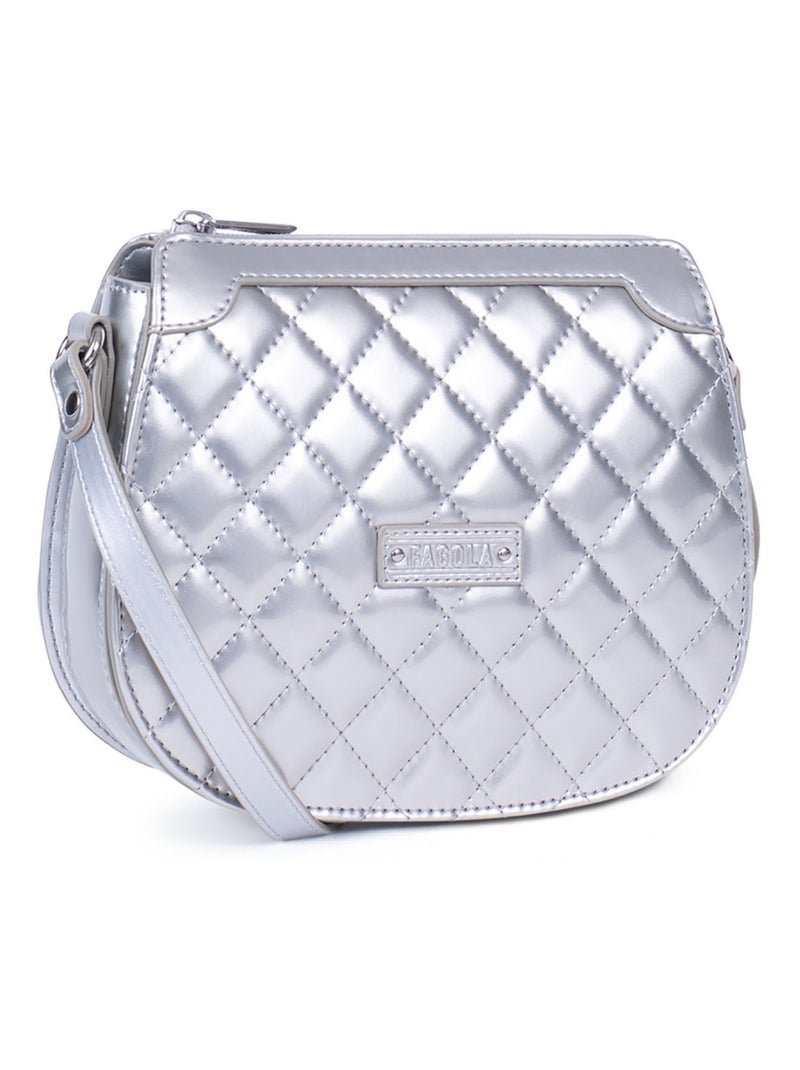 DAISY - Borsa a tracolla Argento - Kiabi