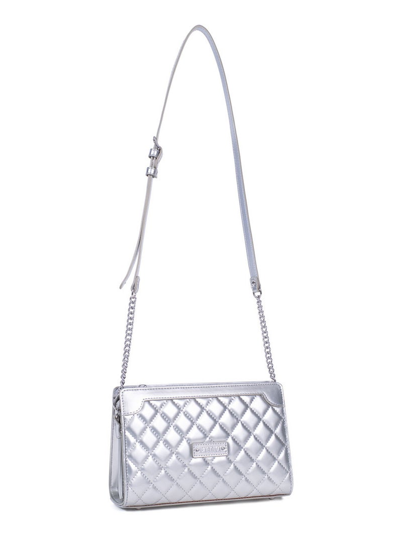 DAISY - Borsa a tracolla Argento - Kiabi