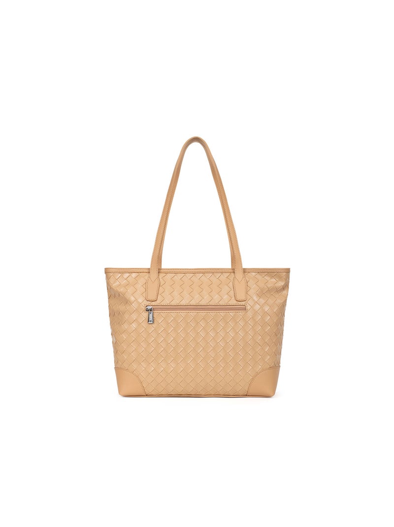 DAPHNÉ - Borsa a spalla tipo cabas Beige - Kiabi