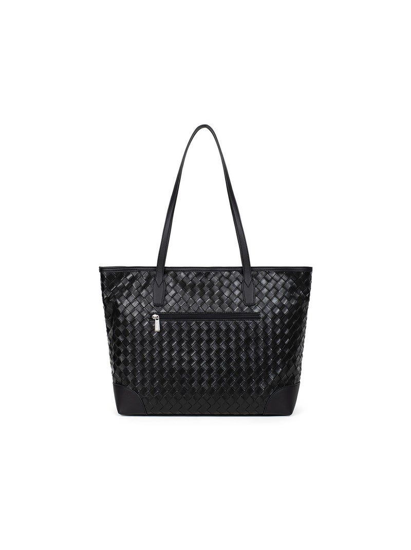 DAPHNÉ - Borsa a spalla tipo cabas Nero - Kiabi