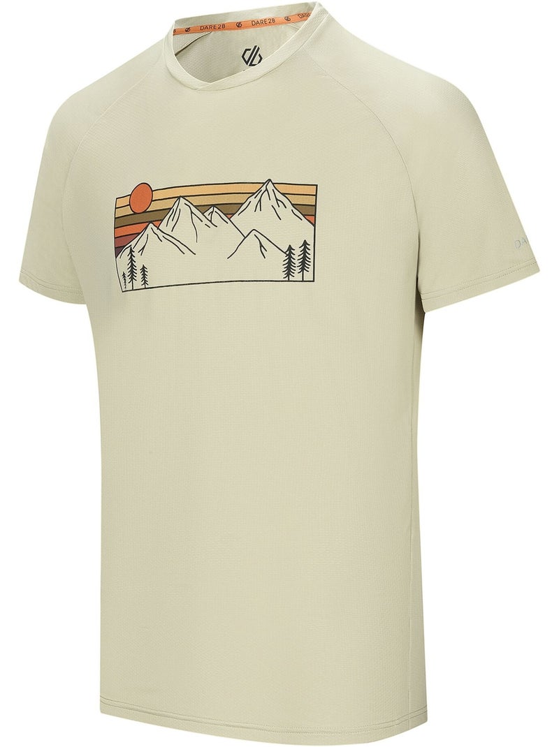 Dare 2B Tech II Maglietta Cime di Montagna Uomo Bianco perlato - Kiabi