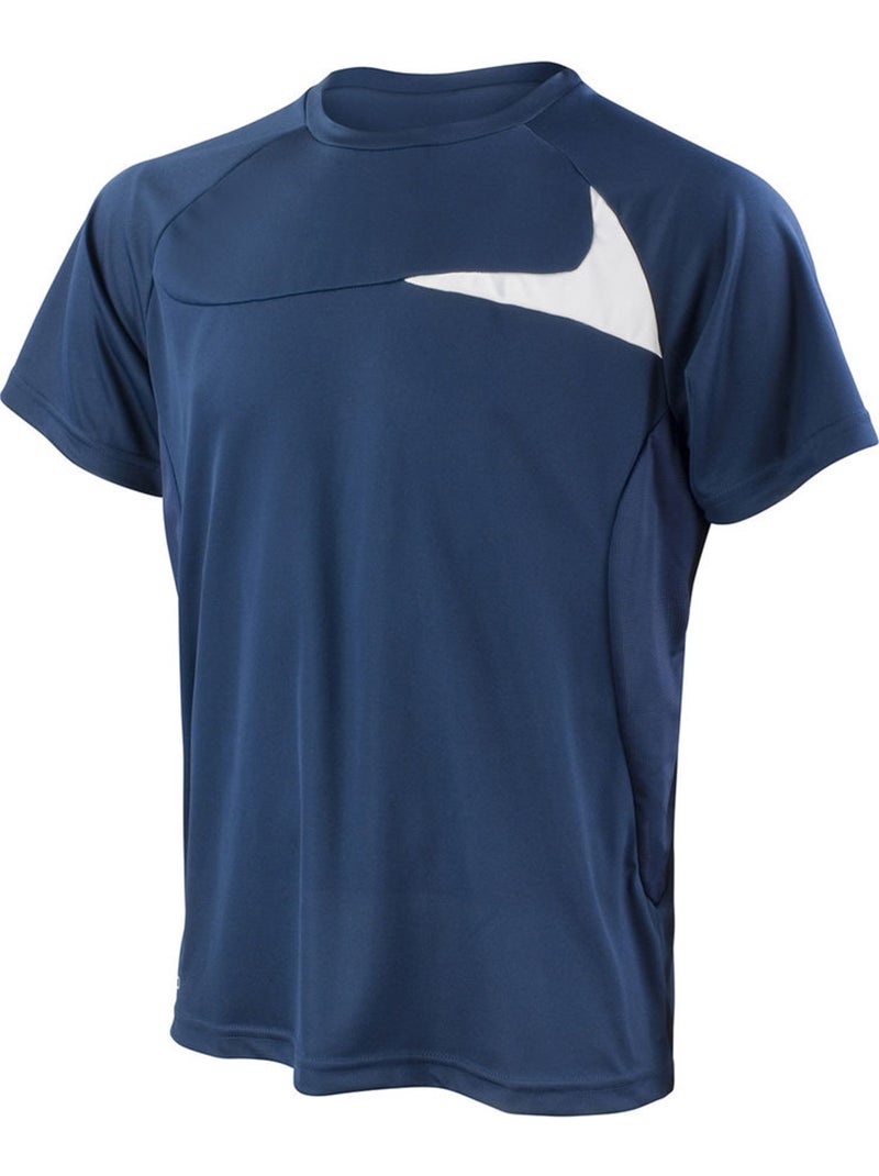 Dash training maglietta uomo - spiro Blu Blu marino Bianco - Kiabi