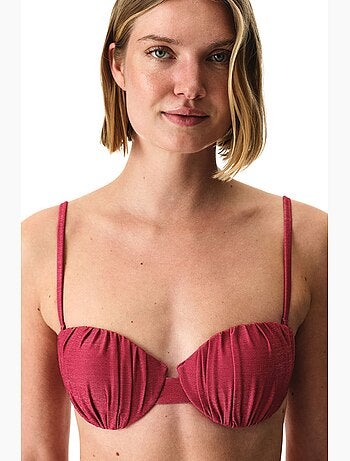 Dayana shell top bikini con glitter penti