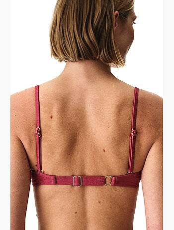 Dayana shell top bikini con glitter penti