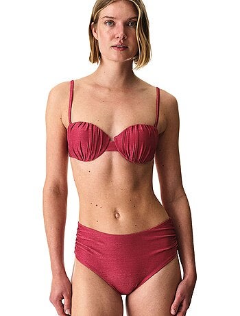 Dayana shell top bikini con glitter penti