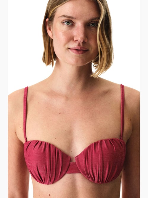 Dayana shell top bikini con glitter penti - Kiabi