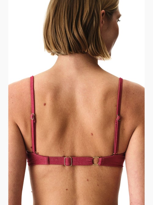 Dayana shell top bikini con glitter penti - Kiabi