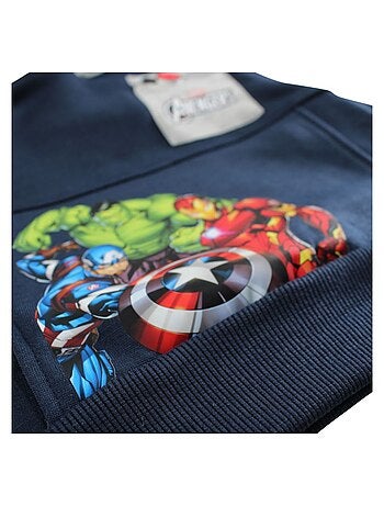 DC Comics - Tuta felpa con cappuccio e pantaloni jogging Avengers bambino
