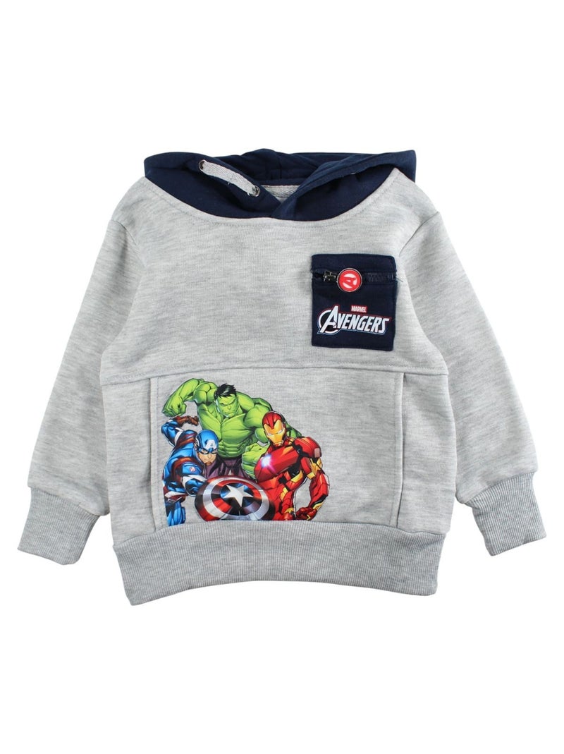 DC Comics - Tuta felpa con cappuccio e pantaloni jogging bambino Grigio - Kiabi