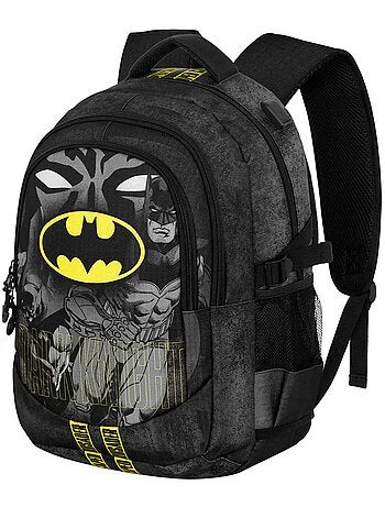 DC Comics Batman Caped Zaino Running PLUS, Nero